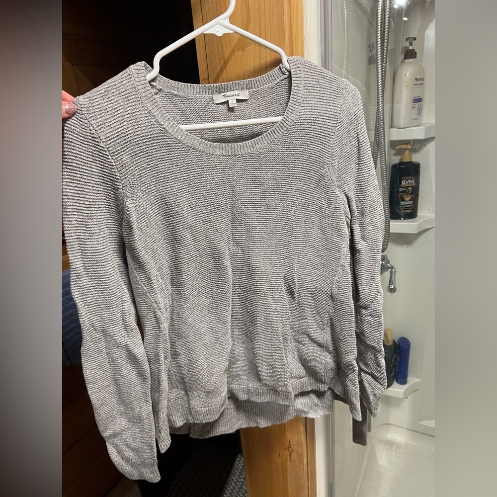 Madewell sweater, Gray, Size Small